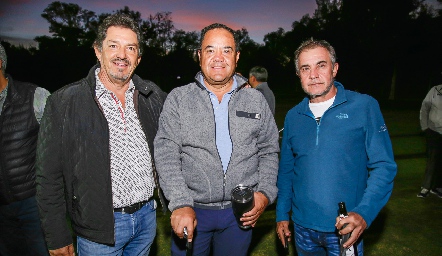  Dagoberto Castillo, Alejandro Aguilón y Javier Alcalde.