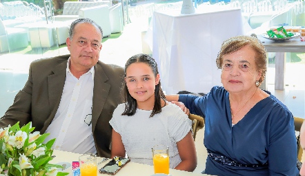  Héctor Humara, María Fernanda Humara y Carmen Teresa Pedroza.