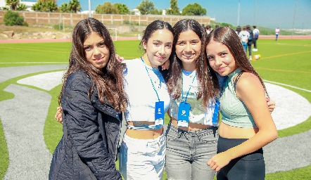  Isabela Toranzo, Sofía Villaseñor, Fernanda Miranda e Isabela Campos.