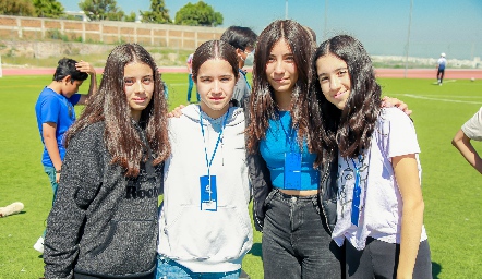  Natalia Toranzo, Rafaela Ortiz, Marisa Gómez y Dayra Andrew.
