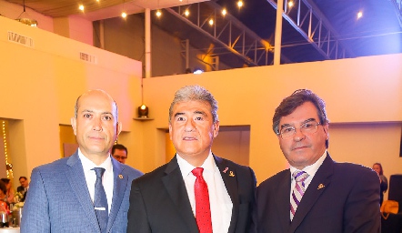  Jorge Alberto Guerra, Amílcar Silva y Luis Gerardo Ortuño.
