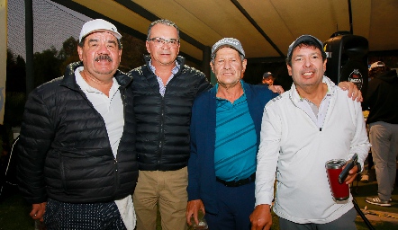  Samuel Guerrero, Andrés Téllez, Lauro Martínez y Héctor Hernandez.