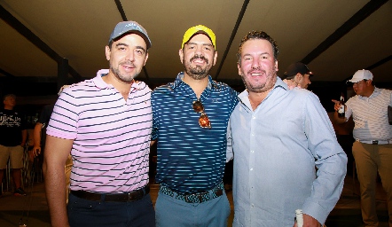  Joaquín Morón, Ricardo Garza y Francisco Aldrete.