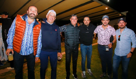  Ricardo Trujillo, Carlos Buendía, Jorge Zúñiga, Gerardo Gómez, Joaquín Morón y Alejandro Delgadillo.