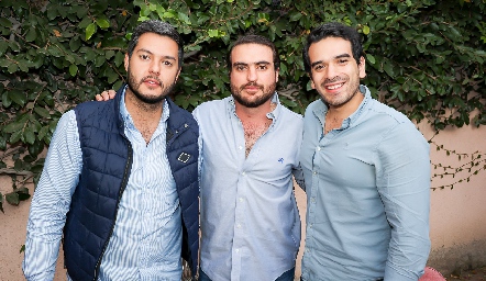  Juan Carlos Magdaleno, Manuel Saiz y Sebastián Viesca.