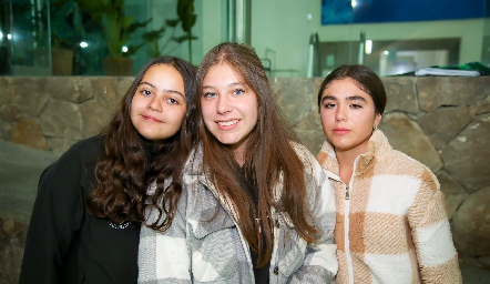  Alexa Miranda, Fer Preciado y Felisa Preciado.