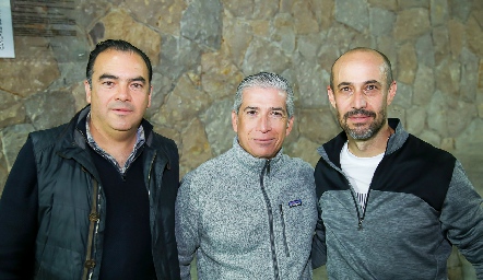 Jesús Fernández, Juan Carlos Barceló y Alejandro Gutiérrez.