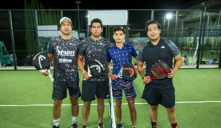  Oscar Ortega, Alejandro Ortega, Jaime Chávez y Pepe Rojas.