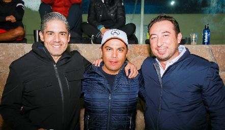  Conejo Vázquez, Heder Hernández y Francisco Corpi.