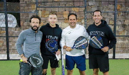  Marcelo Cuevas, Chema Zulaica, Jorge Arredondo y Agustín Belgoder.