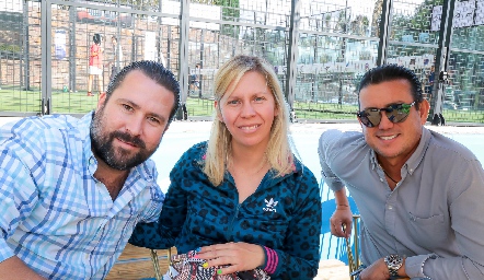   Luis Franco, Fer Puente y David Rosas.
