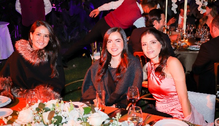  María Fernanda Díaz, Valentina Díaz y Daniela Díaz.