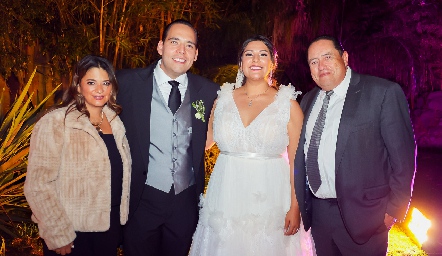  Chelito Padrón, Bradish Payan, Carmelu Díaz y Alfonso Arriaga.