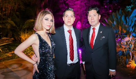  Gaby Ruiz, Golfi Ruiz y Rodolfo Ruiz.