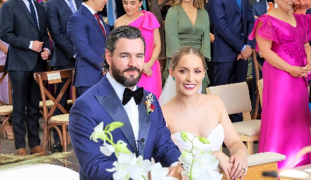  Luis Alberto Mahbub y Laura Bravo ya son esposos.