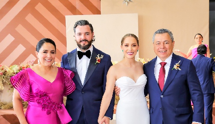  Laura Rodríguez, Luis Alberto Mahbub, Laura Bravo y Lisandro Bravo.
