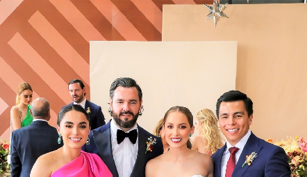  María Bravo, Luis Alberto Mahbub, Laura y Lisandro Bravo.