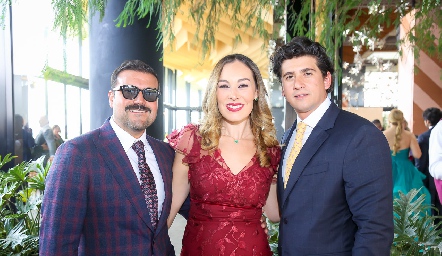  David Noboa, María Chico y Kiko Orozco.