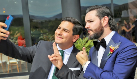  Rodrigo Villasana y Luis Alberto Mahbub.