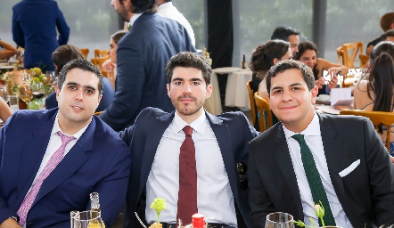  José Carlos Mahbub, Héctor Mahbub y Rodrigo Villasana.