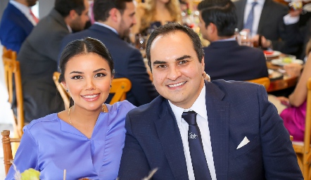  Daniela Castañón y Claudio Guerra.