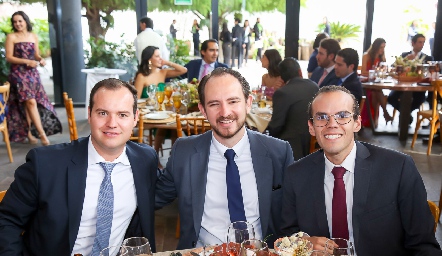  José Jaime Herrera, José Tenería y Jorge López.