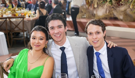  Nuria Esparza, Sebastián Amparan y Jorge Del Valle.