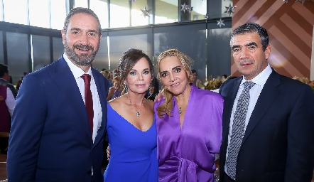  Luis Mahbub, Elsa Tamez, Mimí Hinojosa y Horacio Tobías.