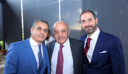  Mauricio Abud, Juan Sarquis y Luis Mahbub.