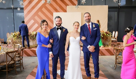  Elsa Tamez, Luis Alberto Mahbub, Laura Bravo y Luis Antonio Mahbub.