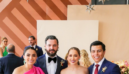  María Bravo, Luis Alberto Mahbub, Laura y Lisandro Bravo.