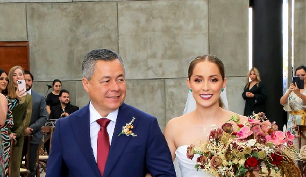  Lisandro Bravo con su hija Laura.