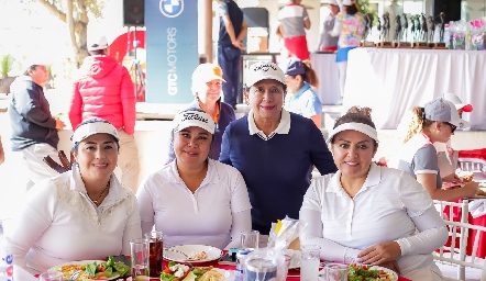  Liz Laguna, Erika de la Rocha, Vicky Flores y Lupita Alexandri.