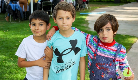  Rafa, Diego e Iñaki.