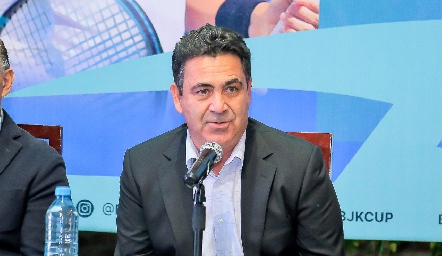  Carlos González López, Presidente de la Federación Mexicana de Tenis.