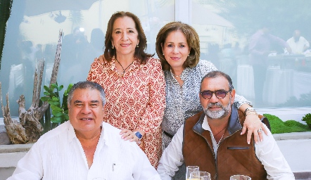  Elías Torres, Alejandra Barrera, Laura Lorca y José Lorca.