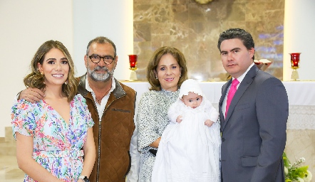  Andrea Lorca, José Lorca, Laura Álvarez, Isabella y Héctor Gordoa.