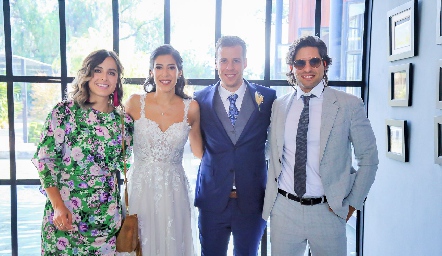  Daniela Ornelas, Alejandra González, Fernando González y José Cadena.