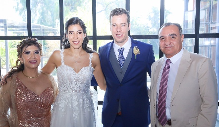  Rocío Magdaleno, Alejandra González, Fernando González y Federico López.