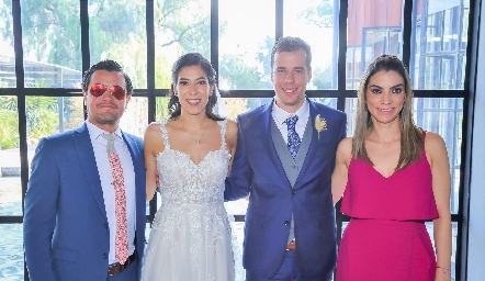  Eduardo de la Torre, Alejandra González, Fernando González y Laura Carolina Mier.