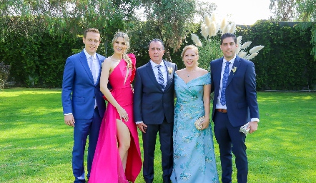  José Carlos González, Ingrid Nito, Enrique González y Beatriz Díaz Infante y Enrique González.