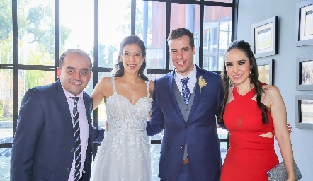  Jaime Morales, Alejandra González, Fernando González y Daniela Pérez.