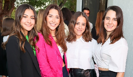  Pamela Michel, Nuria Minondo, Paty Silva y Daniela Valle.