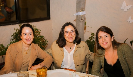  Sofía Llamas, Nuria Ledezma y María José Fernández.