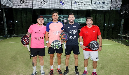  Yain Melgrati, Fede Chiostri, Agustín Torre y Cristian Gutierrez.