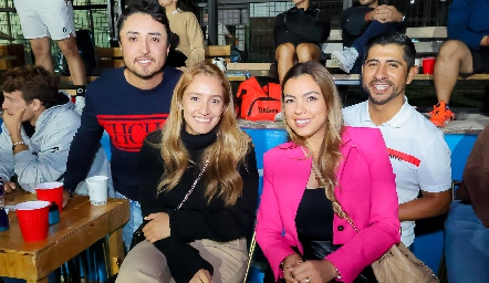  Pablo Martin del Campo, Alonda Orantes, Alessia Mendoza e Israel Garcia.