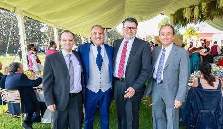  Juan Carlos Chalita, Jaime Torres Corzo, Roberto Rodríguez y Alejandro Quezada.