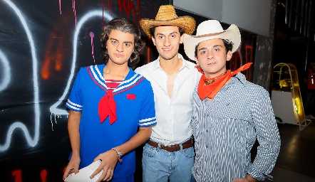  Antonio Valadez, Ricardo Mares y Emiliano Alarcón.
