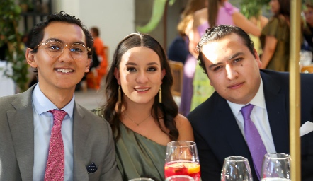   Diego González, Ana Paula Sepúlveda y Fernando Sepúlveda.