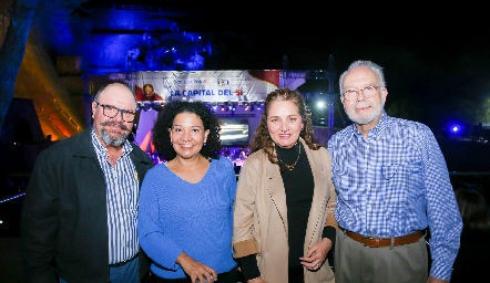  Dionisio Samohano, Gabriela Becerra, Marichuy Corro y Ignacio Alcalá.